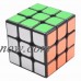Speed Cube 3x3 Smooth Magic Cube Puzzles 56 mm Black YJ Guanlong （Black）   
